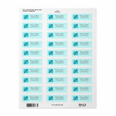 Zoete 16 Adresetiketten Etiket (Full Sheet)