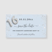 Zoete 16 babyblauwe zilver, met uitzondering van d (Voorkant)