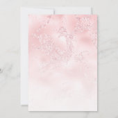 Zoete 16 ballonnen op roze glitter marmer kaart (Achterkant)