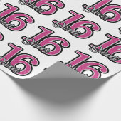 Zoete 16 Birthday Cadeaupapier (Hoek)