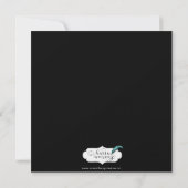 Zoete 16 Birthday Mardi Gras Party Kaart (Achterkant)