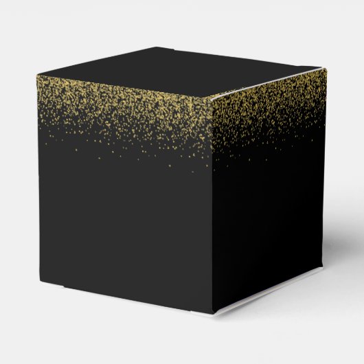 Zoete 16 Birthday Party Favor Box Fx Gold Glitter Bedankdoosjes (Achterkant)