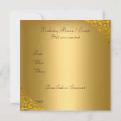 Zoete 16 Birthday Party Kaart (Achterkant)