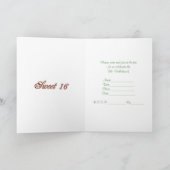 Zoete 16 Birthday party nodigt Victoriaans roos ui (Binnen)