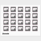 Zoete 16 Birthday Party Stickers (Vel)