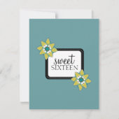 Zoete 16 Birthday Party Uitnodigingen {Boho Chic} (Voorkant)