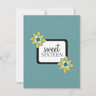 Zoete 16 Birthday Party Uitnodigingen {Boho Chic}