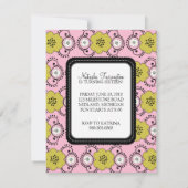 Zoete 16 Birthday Party Uitnodigingen {Boho Chic} (Achterkant)