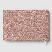 Zoete 16 Birthday Roze Glitter Gold Gastenboek (Achterkant)