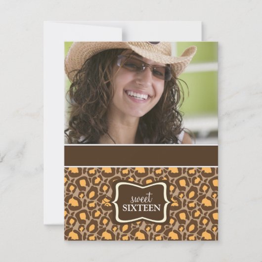 Zoete 16 Britse feestdagen {Dierlijke Druk} Kaart (Voorkant)