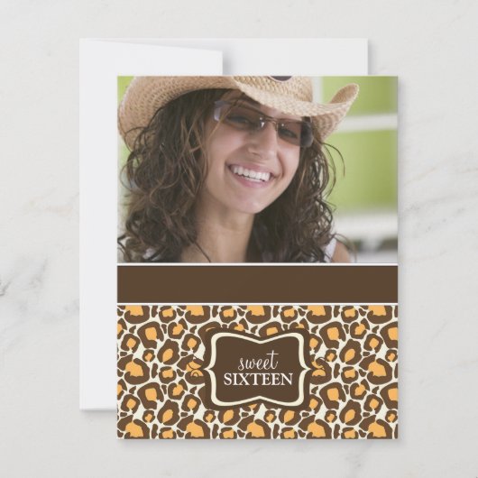 Zoete 16 Britse feestdagen {Dierlijke Druk} Kaart (Voorkant)