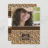 Zoete 16 Britse feestdagen {Dierlijke Druk} Kaart (Voorkant / Achterkant)