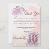 Zoete 16 Dank je kaart (Voorkant)