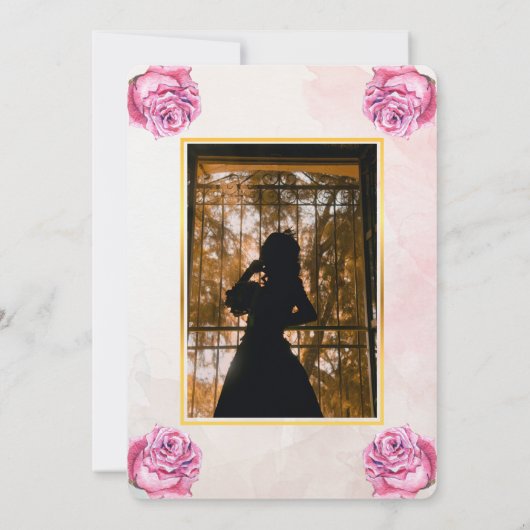 Zoete 16 Dankkaart Kaart (Achterkant)