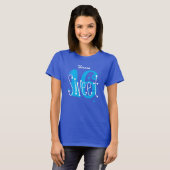 Zoete 16 Eigen naam Birthday Gift Grunge Text A06 T-shirt (Voorkant volledig)