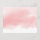 Zoete 16 Elegant Script Modern Waterverf Birthday Uitnodiging Briefkaart (Achterkant)