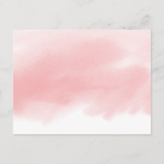 Zoete 16 Elegant Script Modern Waterverf Birthday Uitnodiging Briefkaart (Achterkant)