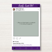 Zoete 16 Feest Prop Foto Booth Frame Quinceanera Poster