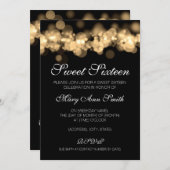 Zoete 16 goudkoorts Goudkeh-lampjes Kaart (Voorkant / Achterkant)