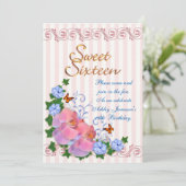 zoete 16-inktvisachtigen en -strepen kaart (Staand voorkant)