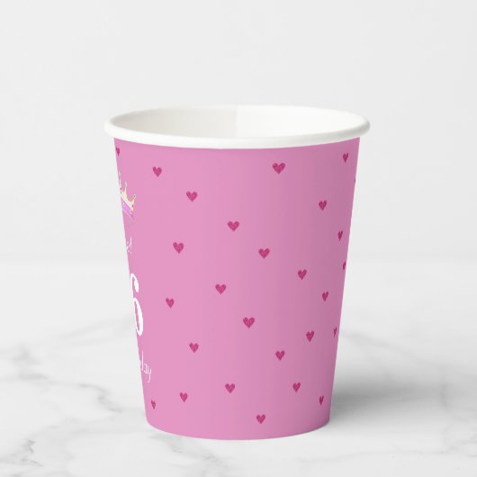 Zoete 16-jarige dag op Roos Gold Shades Paper Cups Papieren Bekers (Links)