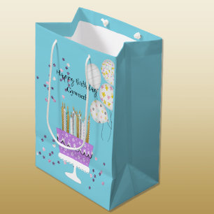 Zoete 16 kaarsen Birthday Medium Cadeauzakje