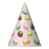 Zoete 16 Macarons Feesthoedjes (Links)