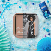 Zoete 16 Mocha Bruine Bord – Aangepaste tekst/foto (Feest)
