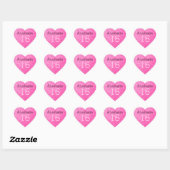 Zoete 16 Naam Leeftijd Zwart & Heet Roze Glitter G Hart Sticker (Vel)