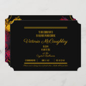 zoete 16 oude HOLLYWOOD BIRTHDAY-ticket Uitnodigin Kaart (Voorkant / Achterkant)