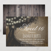 Zoete 16 pagina met tekenreekslampjes Oude pagina Kaart (Voorkant / Achterkant)