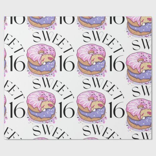 Zoete 16-pakpapier cadeaupapier (Vlak)