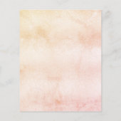 Zoete 16 pampas gras blush budget uitnodiging flyer (Achterkant)