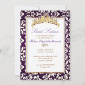 zoete 16 / prinses / parelmoerasdop / pruimen kaart (Achterkant)