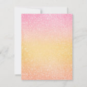 Zoete 16 Save the Date Blush Gold Balloons Glitter (Achterkant)