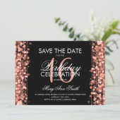 Zoete 16 "Save the Date" (Opslaan op datum) bespaa Kaart (Staand voorkant)