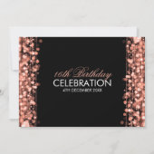 Zoete 16 "Save the Date" (Opslaan op datum) bespaa Kaart (Achterkant)