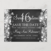 Zoete 16 "Save the Date" (Opslaan van de datum) Zi Aankondigingskaart (Voorkant)