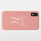 Zoete 16 Script Roze 16e verjaardag Case-Mate iPhone Case (Achterkant (horizontaal))