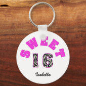 Zoete 16 Sleutelhanger (Voorkant)