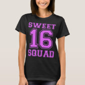zoete 16 squad t-shirts (Voorkant)