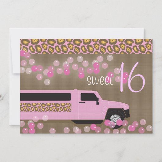 Zoete 16 Uitnodiging (Voorkant)