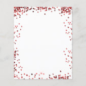 Zoete 16 uitnodiging voor het indienen van een bud flyer (Achterkant)