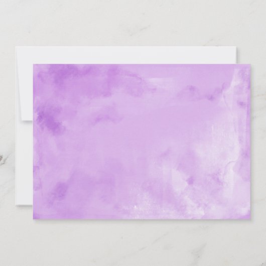 Zoete 16 Uitnodiging Zilver Foil Paarse Gown (Achterkant)