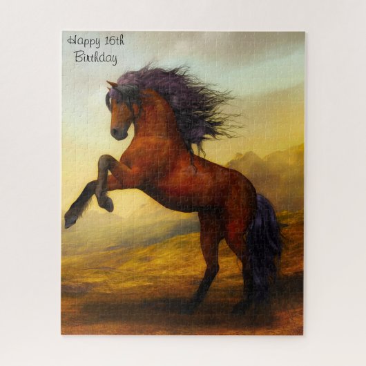 Zoete 16 verjaardag. Jigzaag Puzzle Legpuzzel (Verticaal)