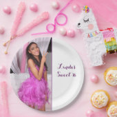 Zoete 16 verjaardagsfeest bord 16e (Feest)