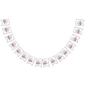 Zoete 16-vlaggenbanner vlaggetjes (Alle)