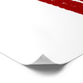 Zoete 16 Zestien Banner Banner Eigen naam op jaard Poster (Hoek)