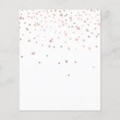 Zoete 16 Zestien 'Birthday' Roos Gold Budget Flyer (Achterkant)