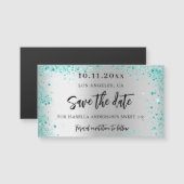 Zoete 16 zilver blauwgroen groen, met uitzondering (Voorkant / Achterkant)